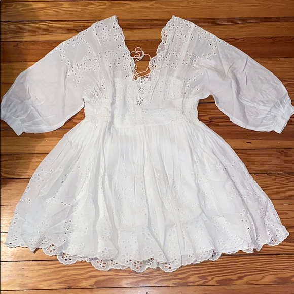 Free People Dresses & Skirts - Free People White Lottie Dress